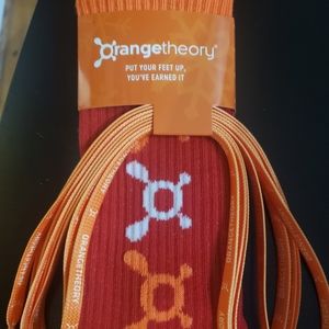BRAND NEW OTF socks and shoelaces ORANGETHEORY